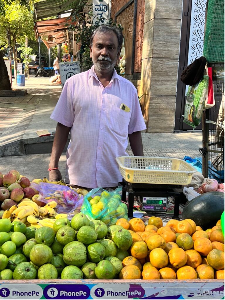 Bala the fruit vendor
